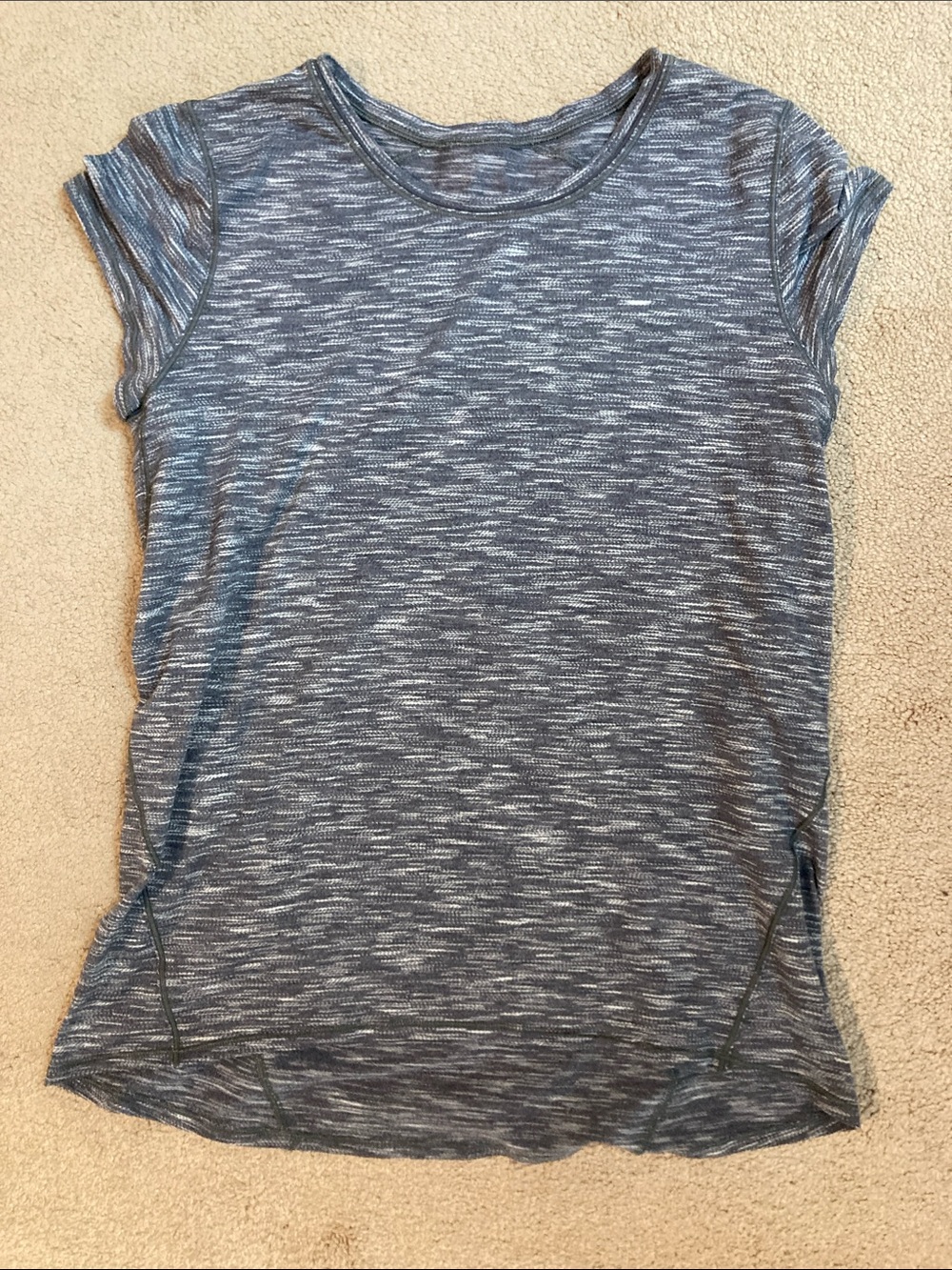 Lululemon Women’s Heathered Short-Sleeve Tee — Gray
